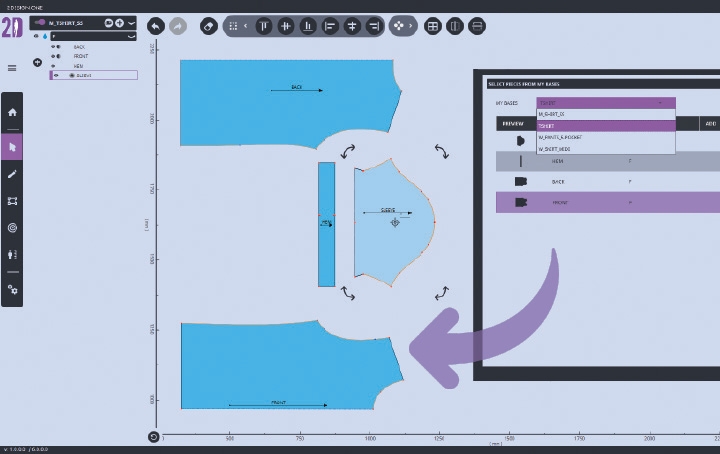 2Design – oprogramowanie do szybkiej konstrukcji szablonów odzieży oraz stopniowania